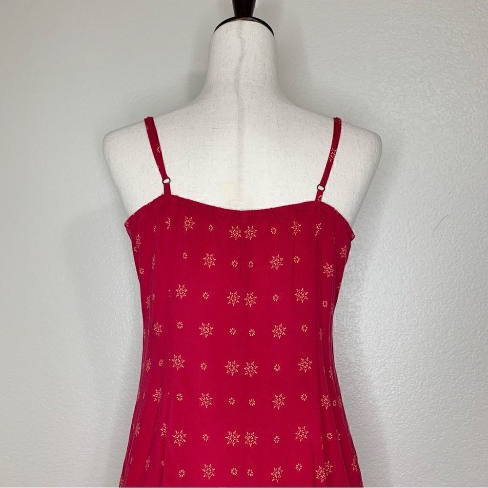 NWOT Mudd Women’s Size Large Red Floral Romper - Picture 7 of 12